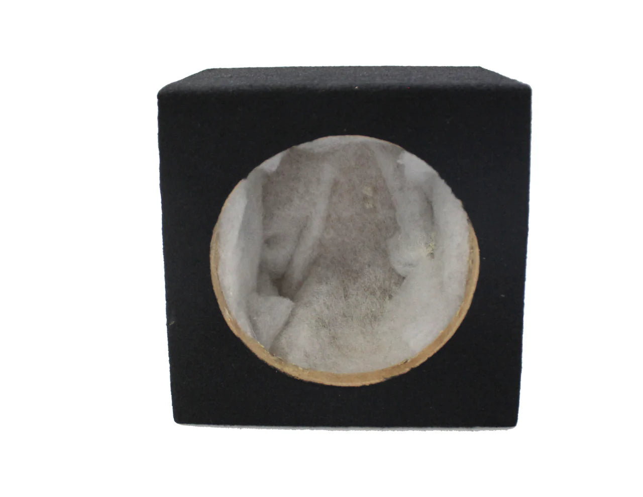 Absolute Empty 6.5" Speaker Square Box Enclosure Black Speaker Terminal