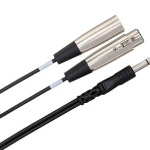 Hosa SRC-203 Insert Cable 1/4" TRS Male to XLR Male/Female 9 foot
