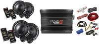 Thumbnail for Cerwin Vega CVP1600.4D 1600W Amp + 2 XED650C Speakers + 4 Gauge Amp Kit