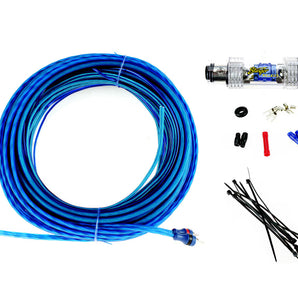 Stinger SSK8 8 Gauge CCA Amplifier Wiring Kit w/ 2 Channel RCA Interconnects & MIDI Fuse w/ Holder