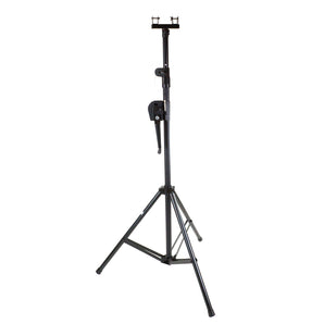 MR DJ ST150-2 2 X 10Ft Light Stand Stage Lighting Truss Hand Crank Up + 6" T-Bar Truss Adapter