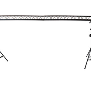 MR DJ ST150-2-6-2 DJ Lighting Truss Stand Dual Crank-Up Stand & 10FT X 6" Triangle Truss