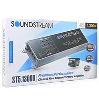 Thumbnail for Soundstream ST5.1300D Stealth Series 1300W Class D 5-Channel Amplifier