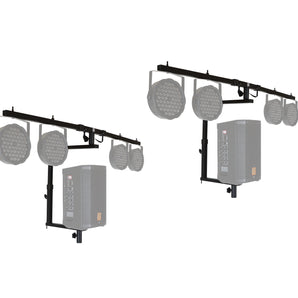 2 MR DJ STSPLI Adjustable T-Bar Stage Lighting Extension for Speaker Stands