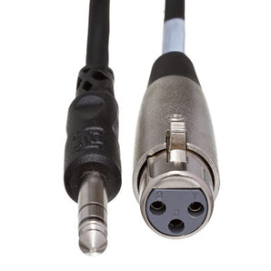 Hosa STX-120F XLR Socket to 1/4" TRS Plug Cable 20 feet