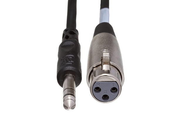 Hosa STX-120F XLR Socket to 1/4" TRS Plug Cable 20 feet
