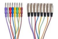 Thumbnail for Hosa STX-803F 8-channel XLR Female to 1/4
