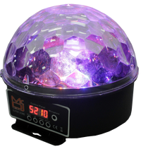 Thumbnail for MR DJ PARTYDOME LED Crystal Magic Ball DJ Strobe Light 6 LED 6 Colors Sound Activated DMX512