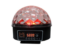 Thumbnail for MR DJ PARTYDOME LED Crystal Magic Ball DJ Strobe Light 6 LED 6 Colors Sound Activated DMX512