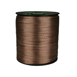 Install Bay SW12-500 Speaker Wire 12 Gauge All Copper Clear Coil - 500 ft