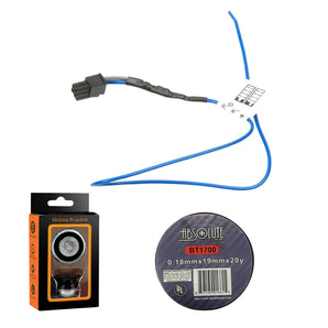 Crux SWC-KNW Kenwood JVC Steering Control Harness + BT1700 Tape & Phone Holder
