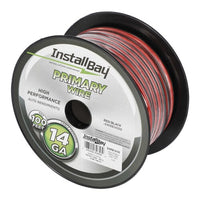 Thumbnail for Install Bay SWRB14100 Speaker Wire 14 Gauge All Copper Red-Black Paired Coil - 100 ft