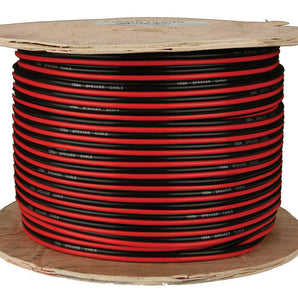 Install Bay SWRB14500 Speaker Wire 14 Gauge All Copper Red-Black Paired Coil - 500 ft