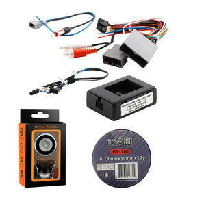 Crux SWRHN-62B Radio Replacement w/ SWC Retention for Select Honda Vehicles 2006-2013