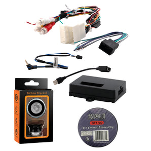 Crux SWRTY-61C  Radio Replacement with Steering Wheel Control Retention for Select Toyota Vehicles 2018-Up