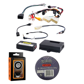 Crux SWRTY-61P Radio Replacement with Steering Wheel Control and Amplifier Retention for Select Toyota Vehicles 2018-Up