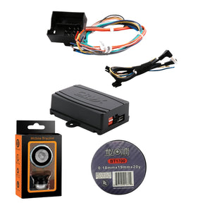 Crux SWRVW52B Radio Replacement w/ SWC Retention for Select Volkswagen Vehicles