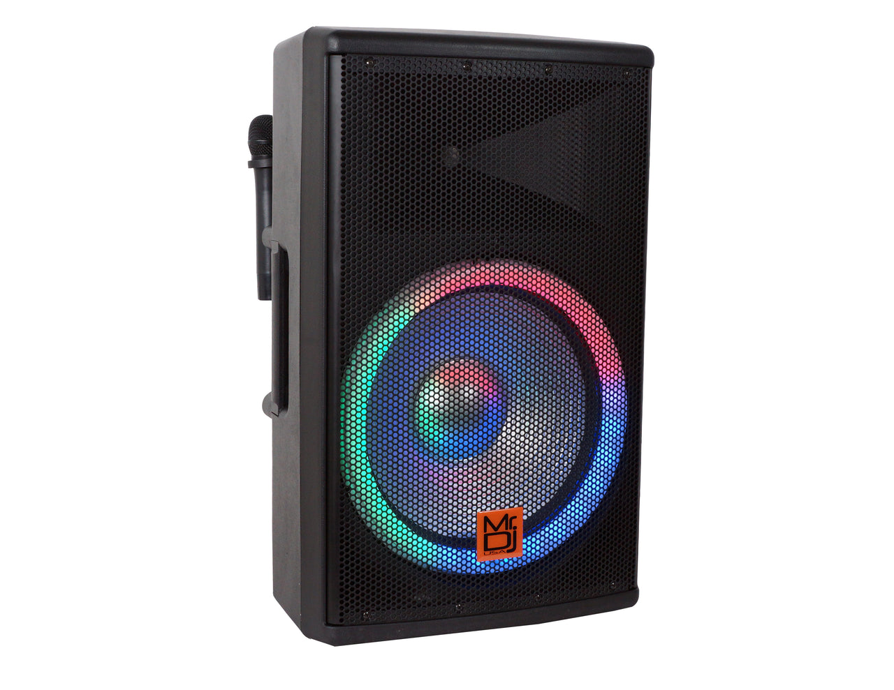 MR DJ SYNERGY15BAT 15" 3500W Power Speaker Battery/Bluetooth/Amplifier/SD/USB/FM