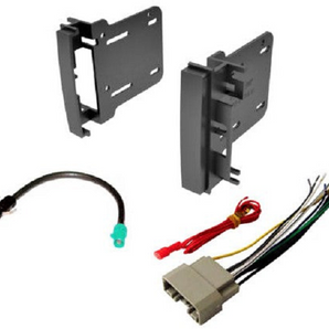 American Terminal 2007-2014 Chrysler/Dodge/Jeep/VW/ Mitsubishi Kit Harness Antenna<br/>Car Radio Stereo 2din Dash Kit Panel Wire Harness Antenna Adapter For 2007+ Chrysler Dodge Jeep