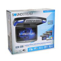 Thumbnail for Soundstream VCM-138H Ceiling Mount DVD Entertainment System w/ MobileLink Smartphone Mirroring & 13.8” LCD