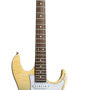 Tagima Stella DW-TBKF-DF/PW Electric Guitar - Transparent Grey Black