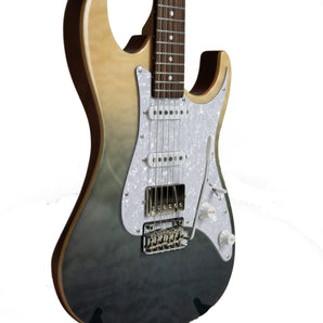 Tagima Stella DW-TBKF-DF/PW Electric Guitar - Transparent Grey Black