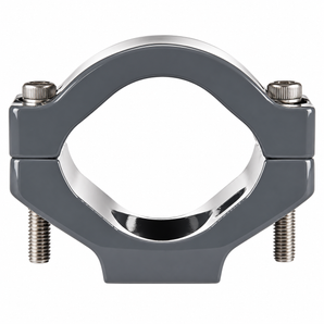 Diamond Audio MSLRGGRY HXM Large Speaker Mounting Bracket Clamp 2.25"-3" Gray
