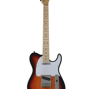 Tagima T 550 SB-LF/WH Electric Guitar, Maple Fretboard, Sunburst Body, White Pickguard