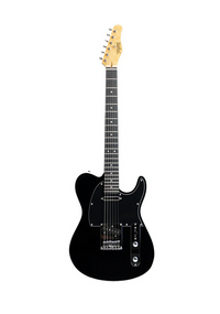 Thumbnail for Tagima T 550 BK-DF/BK Electric Guitar, Maple Fretboard, Black w/ Black Pickguard