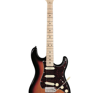 Tagima T 635 CLASSIC- SB-LF/TT Tagima Classic Series, Solid Alder Body, Light Fingerboard, Mint Green Pickguard, Sunburst Color, Tortoise Pickguard