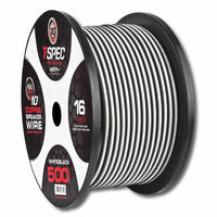 Thumbnail for T-SPEC V10SW16500-WB v10 500ft 16 Gauge Black/White Speaker Wire consumer electronics