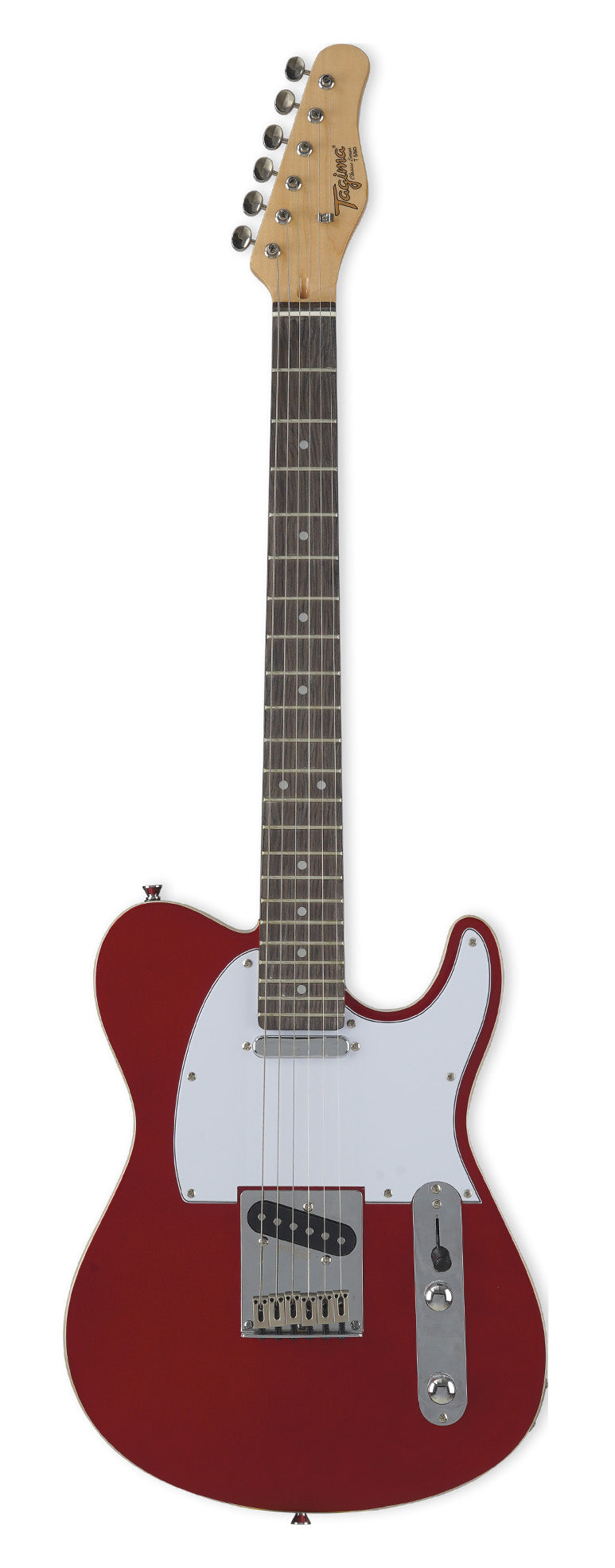 Tagima T 550 CA-DF/WH Electric Guitar - Candy Apple Red