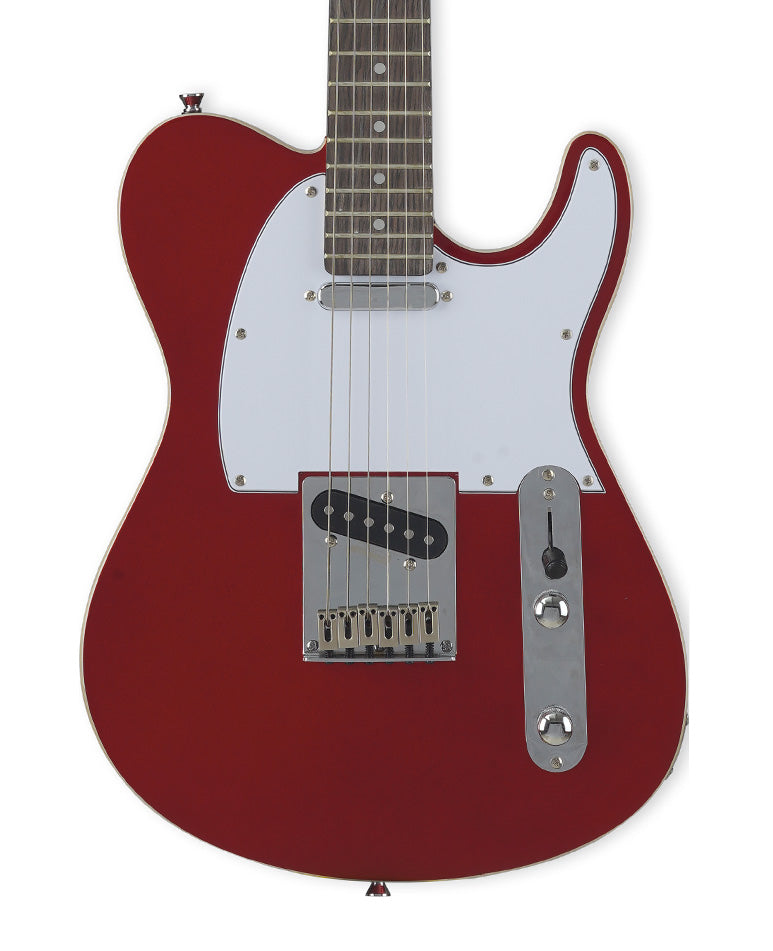 Tagima T 550 CA-DF/WH Electric Guitar - Candy Apple Red