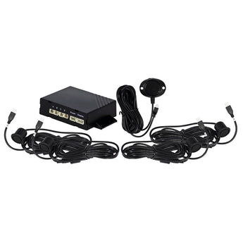 iBeam TE-B4PSK parking assist kit control module for easy installation and operation of parking sensors. iBeam TE-B4PSK parking assist kit control module for easy installation and operation of parking sensors.