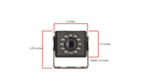 Thumbnail for  iBeam TE-CCMM1 Universal Mini Commercial Camera with 11 IR LEDs for enhanced safety in commercial vehicles