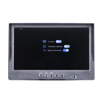  Universal wireless 7-inch monitor settings display with brightness, contrast, and hue adjustments for commercial camera u