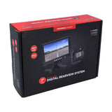  Universal wireless 7-inch monitor settings display with brightness, contrast, and hue adjustments for commercial camera use.