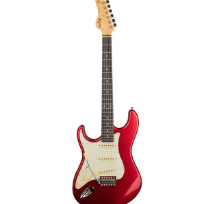Tagima TG 500 LH-CA-DF/WH Left Handed Electric Guitar Red
