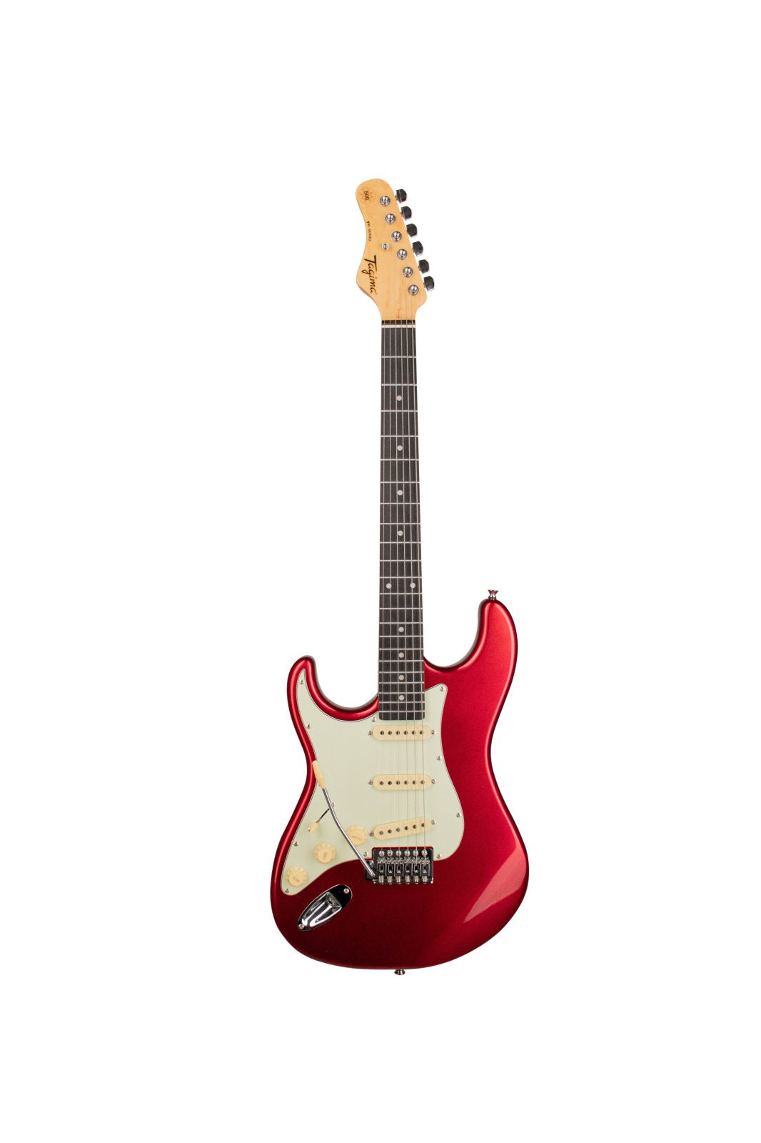 Tagima TG 500 LH-CA-DF/WH Left Handed Electric Guitar Red