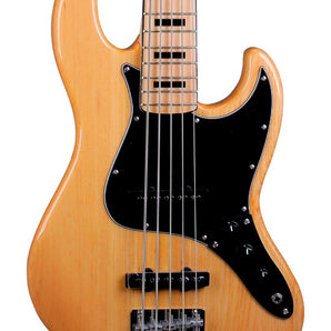 Tagima TJB 5 NT-LF/BK Electric Bass Guitar - Natural