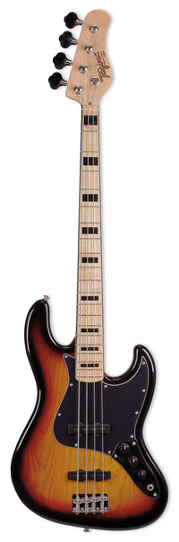 Thumbnail for Tagima TJB 4 SB-LF/BK Electric Bass Guitar - Sunburst
