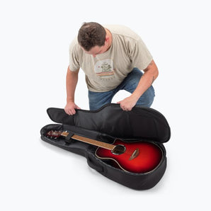 On-Stage GBAADV4770BK Adventure Series Acoustic Guitar Gig Bag Black