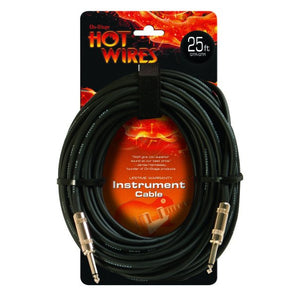 On-Stage IC-25 Instrument Cable (QTR-QTR, 25')