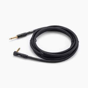On-Stage OSPRO-ICR-10 Production-Grade Braided Instrument Cable (Right Angle to Straight) 10 ft