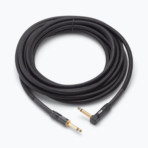 On-Stage OSPRO-ICR-25 Production-Grade Braided Instrument Cable (Right Angle to Straight) 25 ft