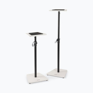 On-Stage SMS7500W Wood Studio Monitor Stands (White, Pair)