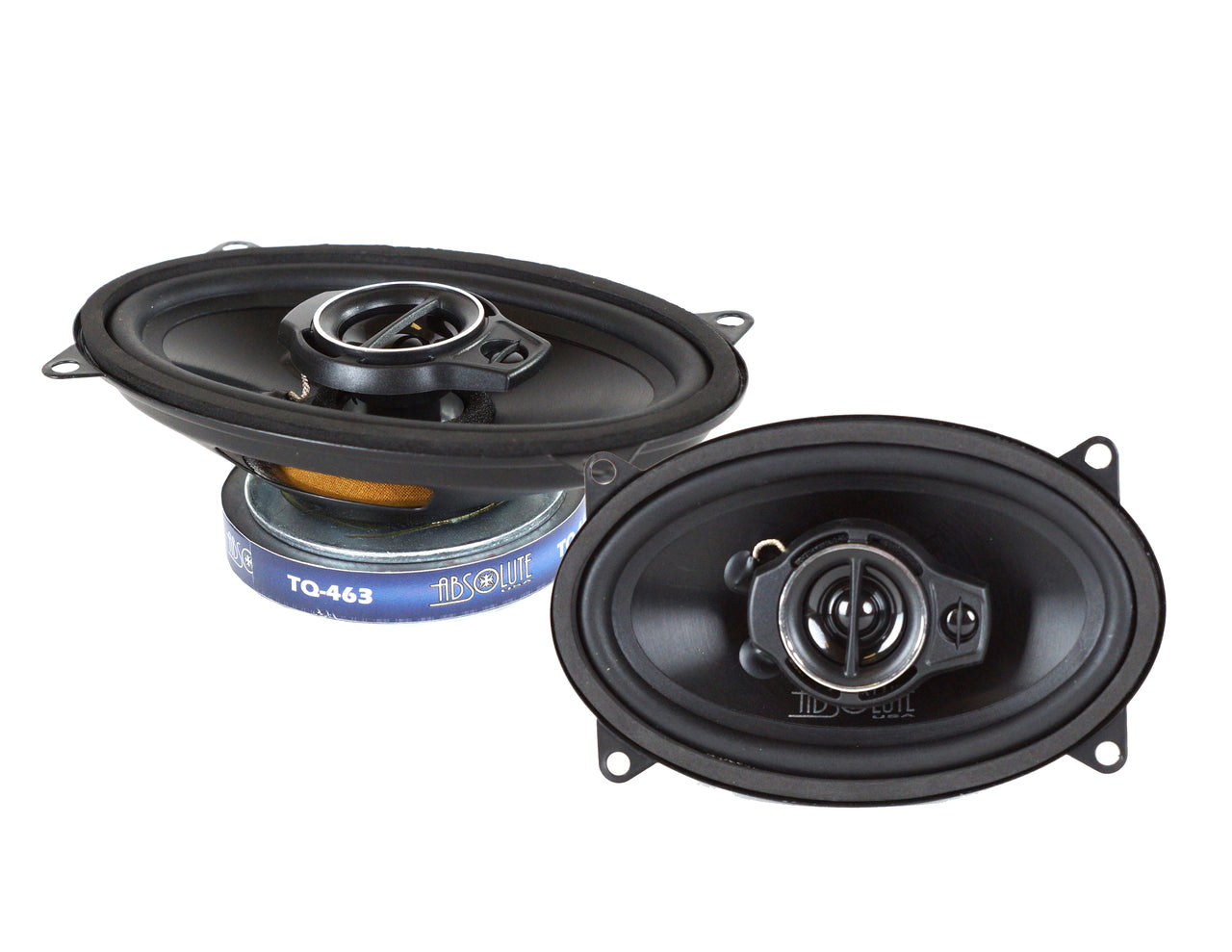 Absolute TQ-463 4X6" 400W 3-Way full-range Coaxial Loudspeakers Car Speakers