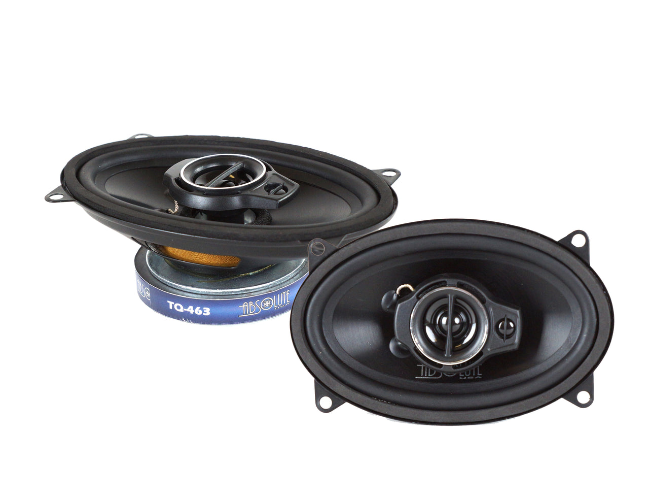 Absolute TQ-463 4X6" 400W 3-Way full-range Coaxial Loudspeakers Car Speakers