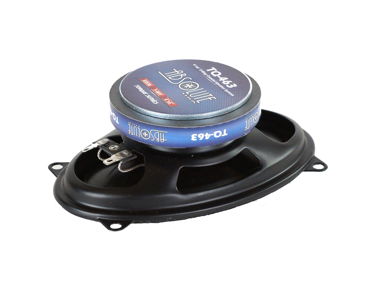 Absolute TQ-463 4X6" 400W 3-Way full-range Coaxial Loudspeakers Car Speakers