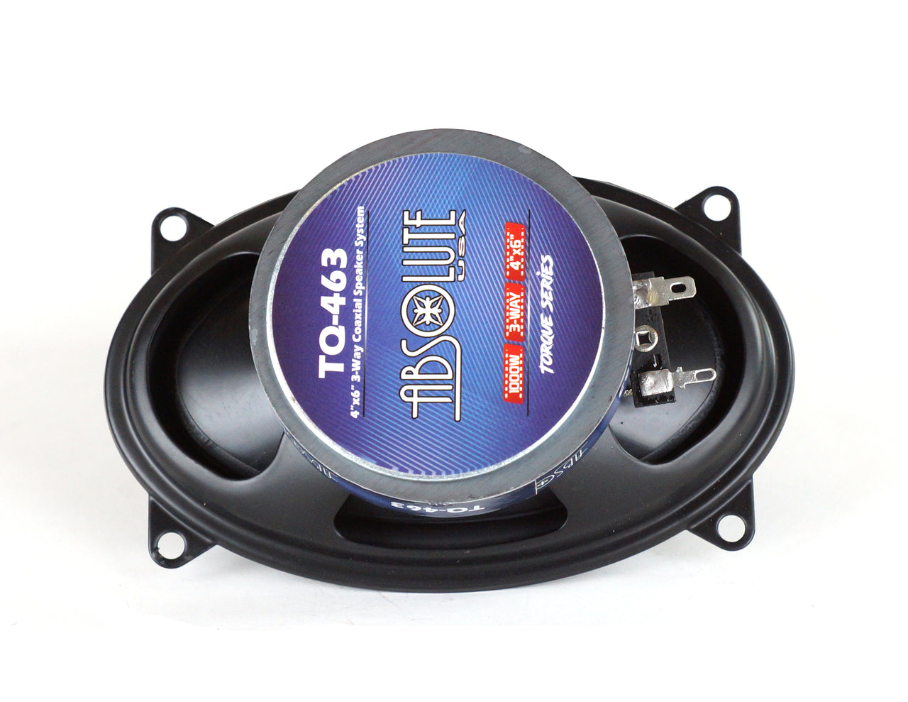 Absolute TQ-463 4X6" 400W 3-Way full-range Coaxial Loudspeakers Car Speakers